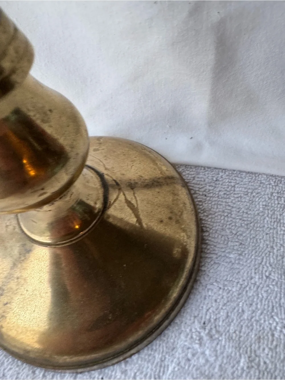 Brass Candle Holder Stand - Gold